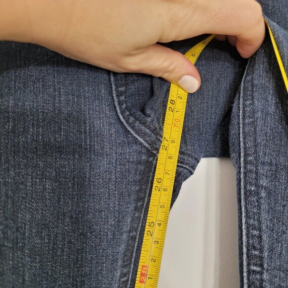 Nygard Blue Dark Wash Classic Cotton-Blend Skinny Jeans Size 6 - Picture 4 of 6